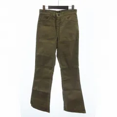 リーバイス Levi's タグ付き 70s Vintage フレア コーデュロイパンツ ジップフライ TALONジップ 646-1523 細畝 茶 ブラウン W28L33