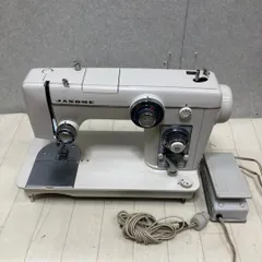 極美品 95年 ジャノメミシン アンティーク 電動 ペダル付き 極美品 95年 ジャノメミシン アンティーク 電動 ペダル付き