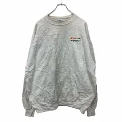 Lee ロゴ スウェット トレーナー XLサイズ リー 刺繍 オフホワイト 古着卸 アメリカ仕入 t2406-4087