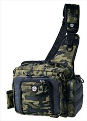 Gamakatsu Tackle Bag LE323 Run & Gun Shoulder Bag 2.0 #2 Camo Black