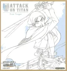 【中古】キャラカード(キャラクター) エレン・イェーガー 色紙風カード 「進撃の巨人 Season 3×animatecafe」 物販購入特典