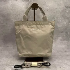✨agnes b. アイボリー ハンドバッグ 美品✨　通学　普段使い　216のサムネイル
