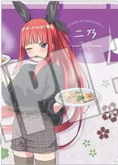 【中古】クリアファイル 中野二乃(あにまるガールズ) 「きゃらっとくじ発売5周年記念 TVスペシャルアニメ 五等分の花嫁∽ ～FIVE Memories～ きゃらっとくじmini クリアファイルVer. ブラインドクリアファイル ＜FIVE Memories＞