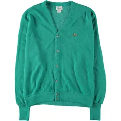 古着 80~90年代 ラコステ LACOSTE IZOD アクリルニットカーディガン USA製 メンズXL相当 ヴィンテージ/eaa557042