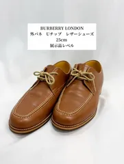 BURBERRY LONDON Uチップ レザーシューズ　極美品　バーバリー