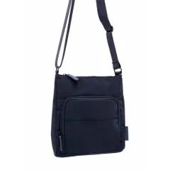 ☆ ブラック ☆ chou-porte 多機能ショルダーバッグ 縦型 ショルダーバッグ 多機能 縦型 ショルダーバック ショルダー 斜めかけ 肩掛け ななめかけ サブバッグ サブバック フロントポケット ファスナー chou-porte レディース メンズ