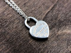 【管理番号80】 TIFFANY＆Co.  ティファニー ミニ ハートロック リターントゥ ネックレス SV925