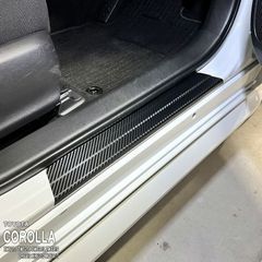 【松印】車種専用 ステップガードフィルム (フロント) トヨタ カローラ セダン ZWE211 ZWE214 ZWE215 ZWE219 ZRE212 NRE210 MZEA17 ハイブリッド WXB