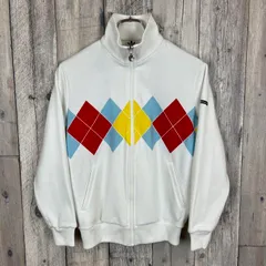 OLD adidas アディダス アーガイル トラックジャケット ジャージ L