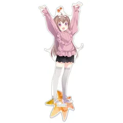 Slow Start Tamate Momochi Acrylic Stand (Large) Autumn Casual Clothes Ver.