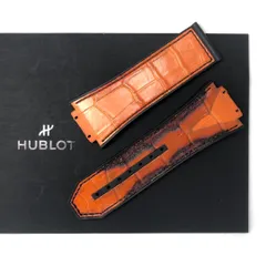 【訳あり・売り切り】HUBLOT ウブロ／腕時計 ベルト／オレンジ アリゲーター ラバー ストラップ／アリゲーター／オレンジのサムネイル