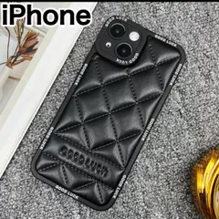 ★iPhone スマホケース キルティング レザーケース iPhone11/12/13シリーズ　レンズカバー アイフォーンケース ブラック 携帯カバー 艶のある 落下衝撃軽減 かわいい オシャレ デザイン オシャレ シンプル 高級感 高品質 新品  送料無料