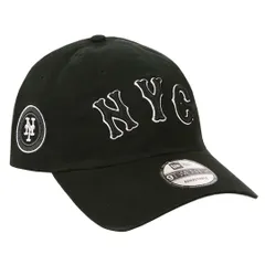 ニューエラ キャップ NEW ERA 9TWENTY ニューヨーク・メッツ シティコネクト メンズ レディース 帽子 MLB ロゴ ローキャップ ブランド 男女兼用 おしゃれ ブラック