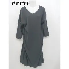 ◇ niko and … ニコアンド 七分袖 ロング カーディガン グレー レディース 【中古】 【1105070006163】