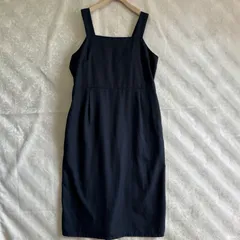 大きいサイズ 3XL ジャンパースカート ロングワンピース　黒　GU ジーユー