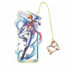 【TouJiGen製品】原神 タルタリヤ 栞 しおり 黄銅製　正規品