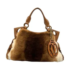 美品✨Cartier マルチェロ ハンドバッグ 肩掛け パンチング ブラウン 楽天市場】【中古】 カルティエ ハンドバッグ マルチェロ ドゥ