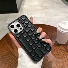 【新品未使用】キーボード iPhoneケース シンプルデザイン　黒