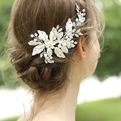 ブライダル 髪飾り ウェディング パール 結婚式 ヘアアクセサリー ヘアピン高級