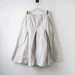 2022AW エムエイチエル マーガレットハウエル MHL. MARGARET HOWELL SUPERFINE COTTON TWILL スカート 2/グレー【2400014510812】のサムネイル