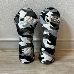 ゴルフヘッドカバー　ユーティリティ用2点セット　ハンドメイド