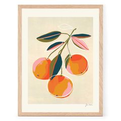 PSTR studio アートポスター 30×40cm Oranges 北欧雑貨 アートプリント ポスター インテリア おしゃれ/145x109647-30x40