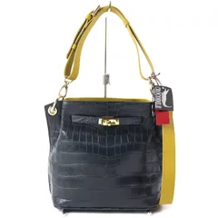 未使用/定価75万 JRA ペレリールッソ ハンドバッグ 2WAY クロコダイル ドンドン見直し】極美品△Pelley Lusso ペレリールッソ