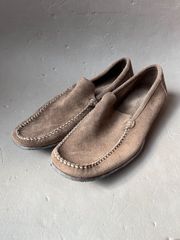 オープニングアクト スエード ローファー ブラウン Vibramソール