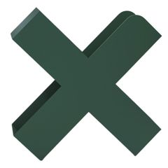 ユニーク本棚　Ⅹ型 （発送予定2～4週間）