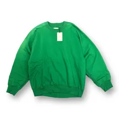 定価37400円 未使用品 stein 23SS Oversized Untwisted Yarn Sweat LS オーバサイズクルーネックスウェット トレーナー シュタイン  ST.526  グリーン M 71927A5のサムネイル