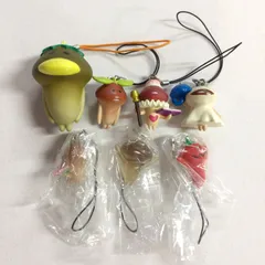 なめこ栽培キット フィギュア マスコット ストラップ 7個 セット