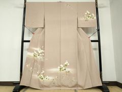 平和屋着物○訪問着 笹地紋 暈し染め 正絹 逸品 CAAP7147hy