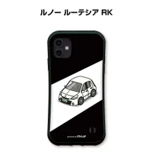 車種別ボディカラーが選べるスマホケース iPhoneケースグリップタイプ 外車 ルノー ルーテシア RK