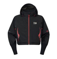 ダイワ◇スペシャル GORE-TEX ベリーショートレインジャケット DR-1425J(ブラック)XL