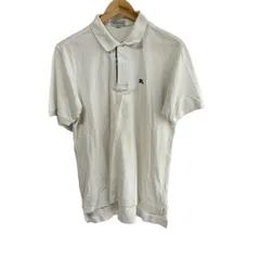 Burberry's(バーバリーズ) 半袖ポロシャツ サイズMedium M メンズ  - 白