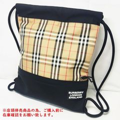 店頭併売商品※◇美品◇BURBERRY【バーバリー】ナップサック ノバ