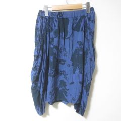 s773　zucca　ズッカ　パープル　総柄　スカート　M