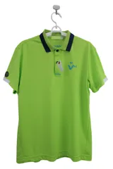 VIVA HEART(ビバハート) ポロシャツ 黄緑 メンズ 50 ゴルフ用品 2506-0162 中古