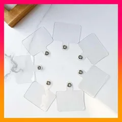 ▼ストラップホルダー　カード　クリア ４枚 　スマホショルダー ネックストラップ