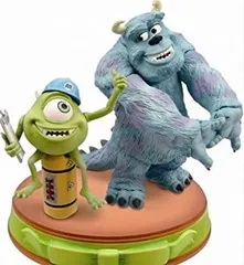 【中古】一番くじ ディズニーオールスターズ　D賞　モンスターズ・インク　ハピネスモーメントフィギュア　全１種 [おもちゃ＆ホビー]