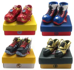 【中古】トレーディングフィギュア 全4種セット 「MARVEL ガシャポンシューズコレクション」