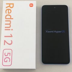 03w15861/【動作確認済】Redmi 12 5G 128GB SoftBank ○ A401XM スカイブルー 箱付き スマートフォン