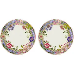 【新品】ジアン　フランス　ペア　ミニスクエアディッシュ　ミルフルール　ボンボン 新品】ジアン フランス ペア ミニスクエアディッシュ ミル