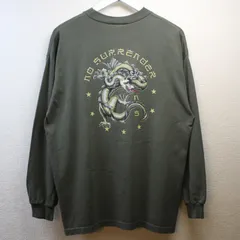 NO SURRENDER ロンT Tシャツ vintage 古着 プリント ドラゴン 2000年代 00s カナダ製