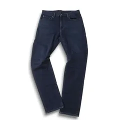 UNIQLO ユニクロ 秋冬 裏起毛 防風 ヒートテック★ ストレッチ スリムフィット デニム パンツ ジーンズ Sz.31 メンズ バイク