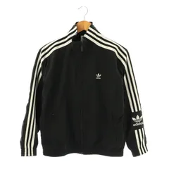 アディダス adidas アディカラー クラシック トラックトップ ジャージ ジップアップジャケット S 黒 白 /CX ■OS ■AX