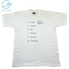 激レア 90s USA製 SCREEN STARS BEST SENIOR サイ Tシャツ L シングルステッチ 50/50 ビンテージ 古着