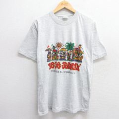 XL/古着 半袖 ビンテージ Tシャツ メンズ 00s Jammin コットン クルーネック 薄グレー 霜降り 25may21 中古