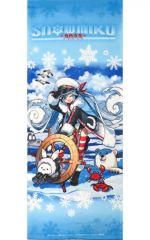 [중고]타월· 수건 눈 눈 미쿠 Art by 와다 알코 페이스타월[SNOW MIKU 2022]