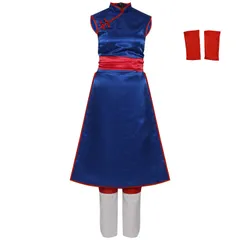 コスプレ 衣装 孫悟空 チチ ドラゴンボール チャイナドレス風 戦闘服 仮装服 M250808-9